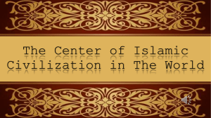 Centers of Islamic Civilization