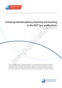 Interdisciplinaryteachingandlearning doc 1