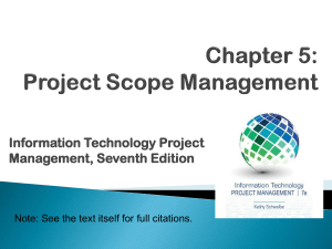 Chapter 05 - Project Scope Mgt - MJ