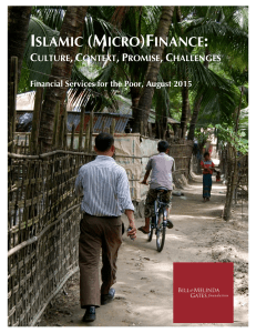 Islamic (Micro) Finance Culture, Context, Promise, Challenges