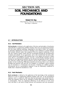 SOIL MECHANICS AND FOUNDATIONS Robert W