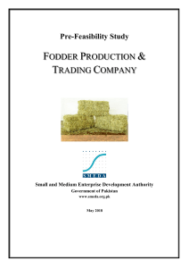Fodder Production  Trading Company Rs. 11.22 million May-2018