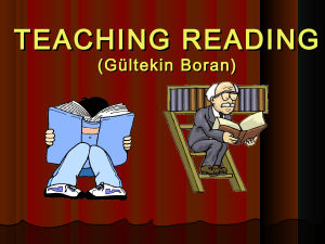 Teaching Reading - references