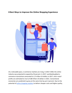 8 Best Ways to Improve the Online Shopping Experience