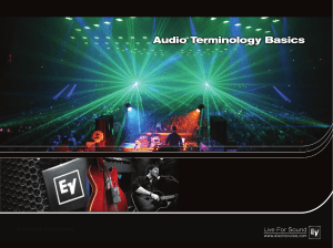 audio terminology basics