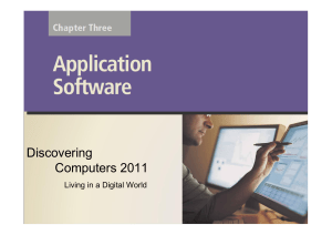 Application Software chapter 3