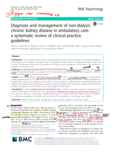 management of CKD ND Review study