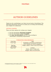 IntechOpen-Author Guidelines New