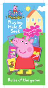 Peppa Pig Hide-and-seek with Peppa