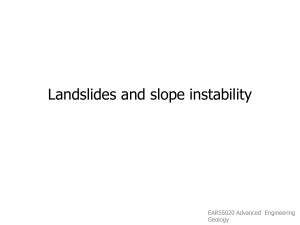 landslide classification