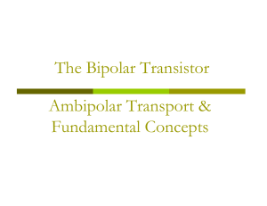 Ambipolar Transport