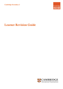 Learner Revision Guide