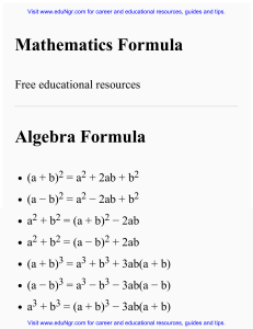 mathematics-formula