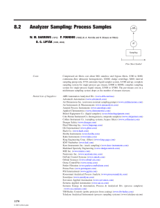 PROCESS MEASUREMENT AND ANALYSIS