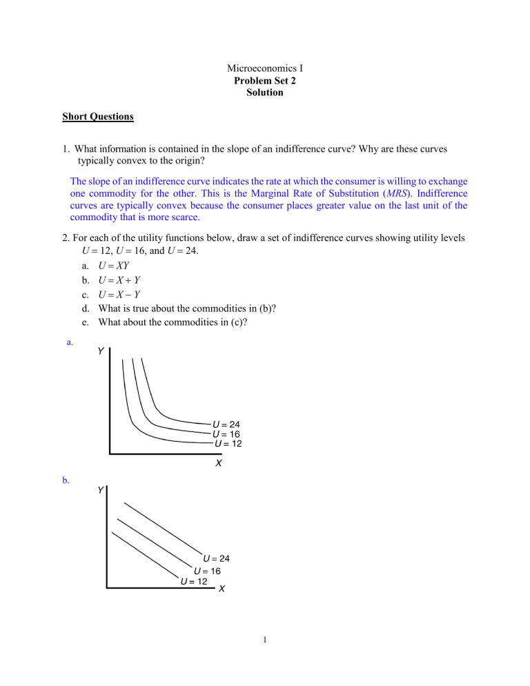 Problem Set 2 Answer