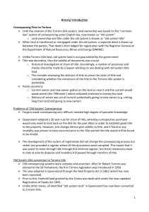 Property Law B- Summary Notes 