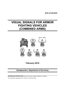 Armor Vehicle Visual Signals Guide | Military Training