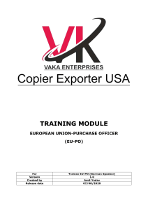 Training document