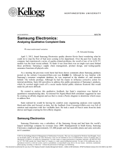 Samsung Electronics Using Affinity Diagrams (1)