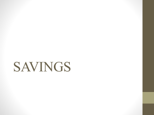 SAVINGS (lecture 20) (1)