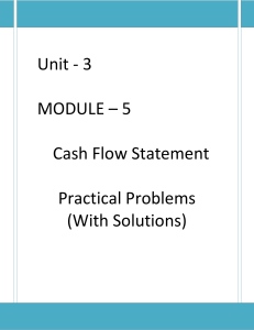 CashFlowStatement-Problems