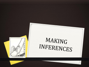 Making Inferences Interactive Presentation