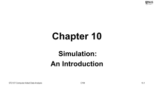 Chapter 10 Simulation An Introduction (1)