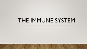 5.1 The immune system