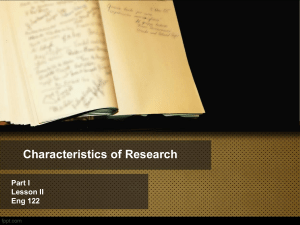 2 Characterstics, Processes, and Ethics