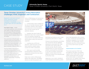 TCU Arena HVAC Renovation: A Case Study