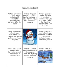 Winter Poetry Choice Board