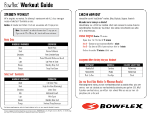 Catalog workout guide