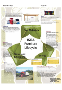 IKEA's environmental life cycle questions