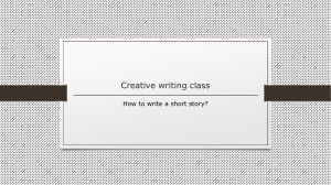 Creative writing 