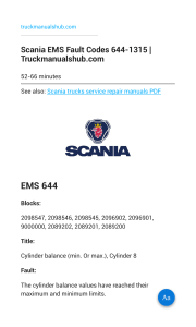 Scania EMS Fault Codes 644-1315   Truckmanualshub.com