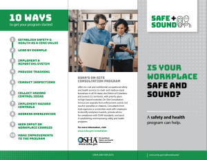 OSHA 3887-05R 2018 Safety and Health Brochure