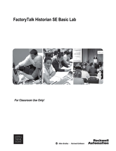 FactoryTalk Historian SE Basic Lab For C