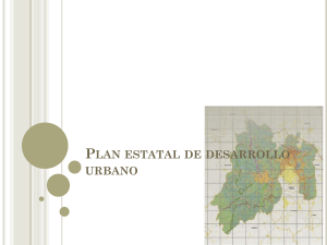 Plan estatal de desarrollo de desarrollo urbano