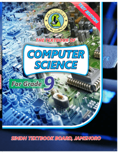 Computer Science IX Sindh Textbook Board Jamshoro