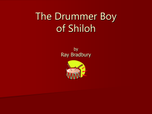 The Drummer Boy of Shiloh- Reading questions and vocabulary