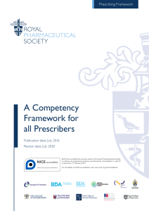 prescribing-competency-framework