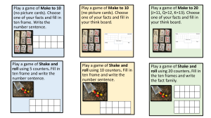 Y1 MathsCards for independent work