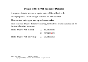 DesignOfSequenceDetector