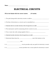 ELECTRICAL CIRCUITS Review Paper
