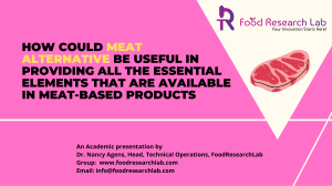 Base ingredients for meat alternatives  Foodresearchlab