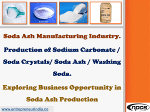 Soda Ash Manufacturing Industry-309712-