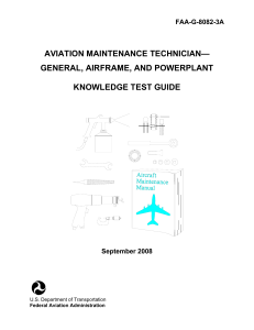 8082 3A Aviation Maintenance Technician