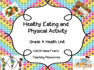 Healthy Eating and Physical Activity