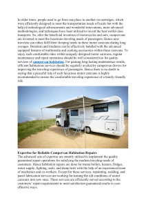 Efficient Role Of Campervan Habitation Repairs