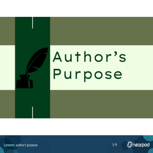 authors purpose (1)